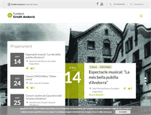 Tablet Screenshot of fundaciocreditandorra.ad